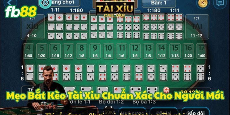 Mẹo bắt kèo tài xỉu chuẩn xác cho người mới có gì hay?