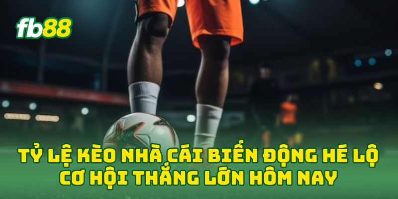 Tỷ Lệ Kèo Nhà Cái biến động hé lộ cơ hội thắng lớn hôm nay